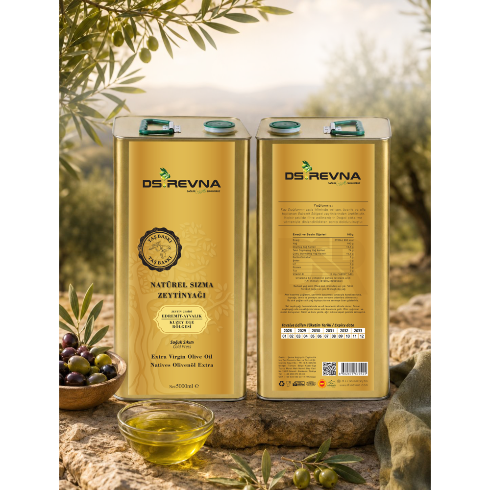 TAŞ BASKI ZEYTİNYAĞI 5 LT